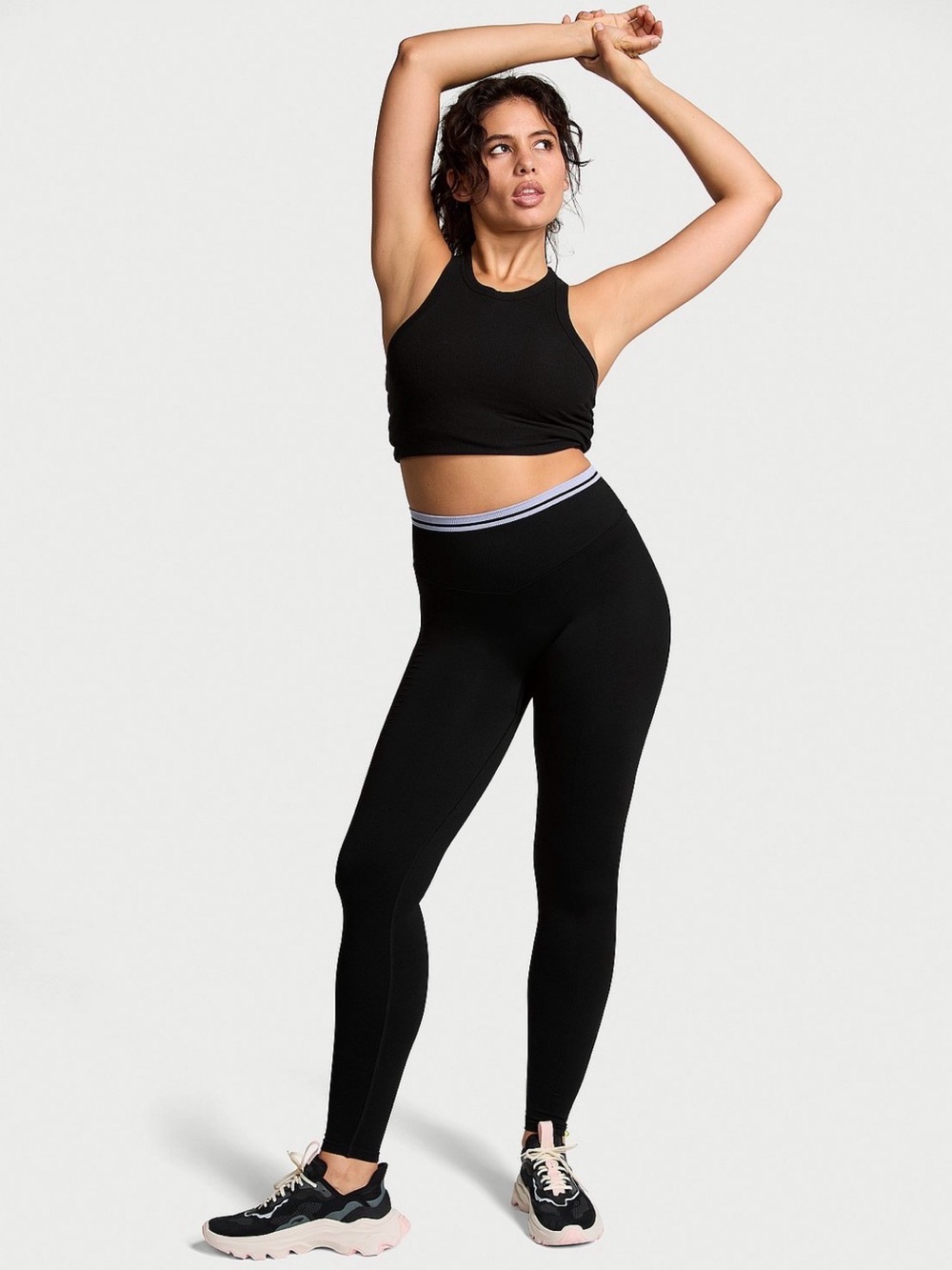 PINK Victoria's Secret Black soft seamless contour leggings